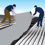Cómo instalar rollo aislante térmico en tejado